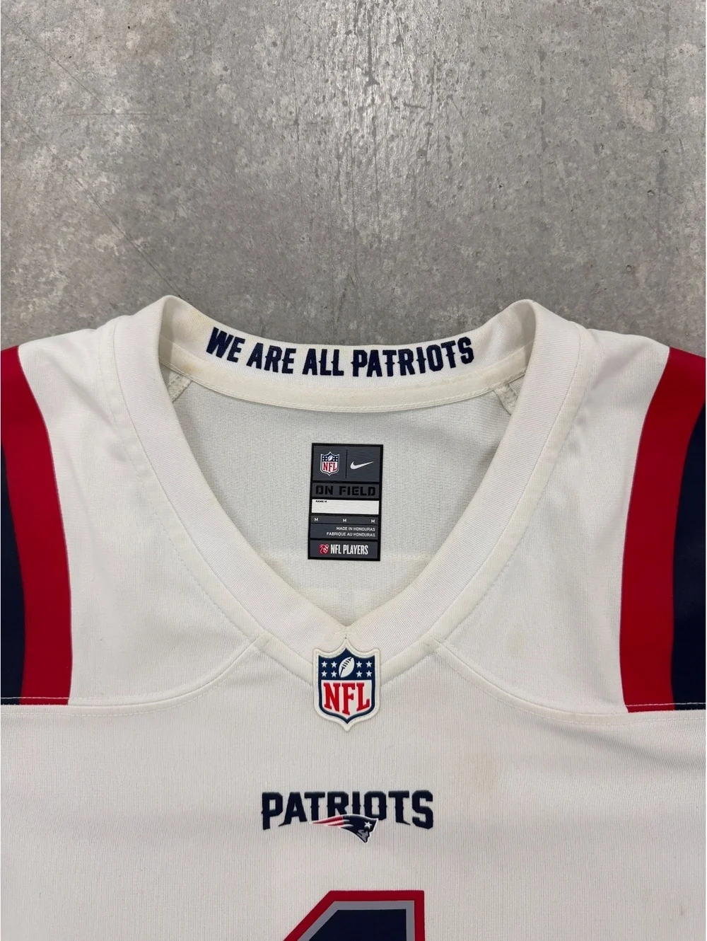 New England Patriots Women's Away Jersey Newton #1